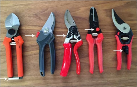 Hand Pruning Tools & Tips - Locking Mechanism